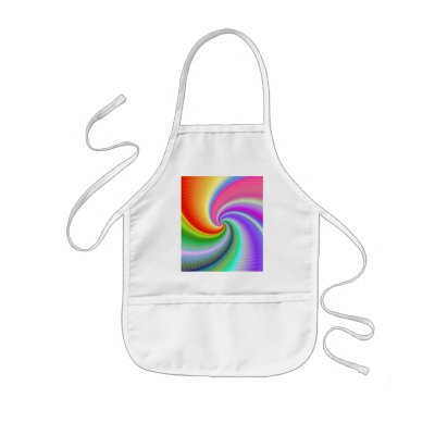 Random, pretty, colourful, fuzzy windmill splurge! aprons by Moondial