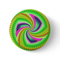 Random, pretty, colourful, fuzzy windmill splurge! buttons by Moondial Random, pretty, colourful, fuzzy windmill splurge! buttons