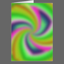 Random, pretty, colourful, fuzzy windmill splurge! cards
