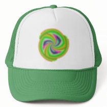 Random, pretty, colourful, fuzzy windmill splurge! hats by Moondial Random, pretty, colourful, fuzzy windmill splurge! hats