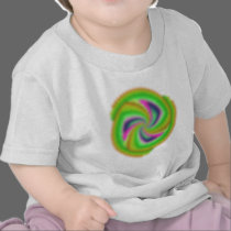 Random, pretty, colourful, fuzzy windmill splurge! t-shirts