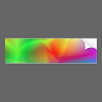 Random, pretty, colourful splurge! bumper stickers
