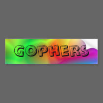 Random, pretty, colourful splurge! bumper stickers