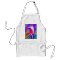 Random Rainbow Ribbon Swirls aprons by ElainePlesser Random Rainbow Ribbon Swirls aprons