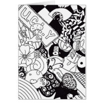 Random Scribbles cards by Porshey Random Scribbles cards
