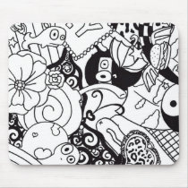 Random Scribbles mousepads by Porshey Random Scribbles mousepads