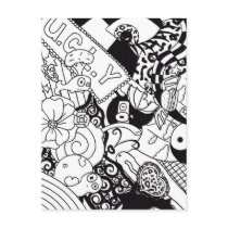 Random Scribbles postcards