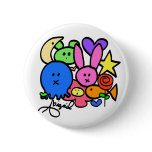 Random Sketches Pinback Button