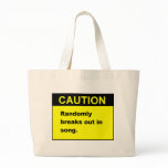 Random Song Tote Bag