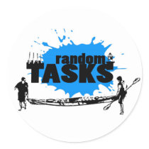 Random Tasks Sticker: Kayak by christianharder Random Tasks Sticker: Kayak