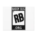 randomBLOG Logo postcards