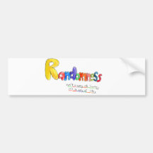 Randomness Bumpersticker Bumper Stickers