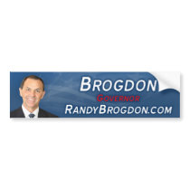 Randy Brogdon Bumper Sticker bumper stickers by randybrogdon Randy Brogdon Bumper Sticker bumper stickers