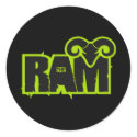 Randy "The Ram" stickers