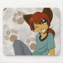 Randy the Weredog Mousepad by ameyer64 Randy the Weredog Mousepad