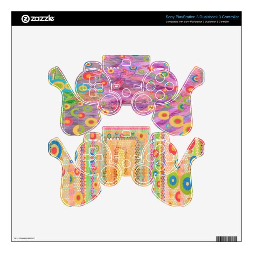 Rang Basanti Magic  Play - Base color customizable PS3 Controller Decal
