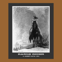 Range Rider, Vintage Poster Print