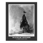Range Rider, Vintage Poster Print