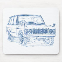 Range Rover gen1 1970+ Mousepad