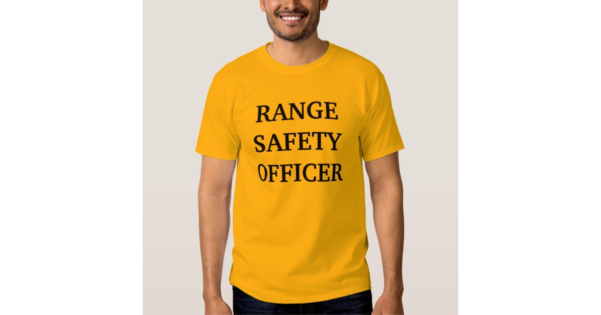 RANGE SAFETY OFFICER SHIRT Zazzle