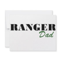Ranger Dad invitations