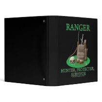 Ranger: Hunter, Protector, Survivor Vinyl Binder