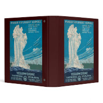 Ranger Service Yellowstone National Park Binders