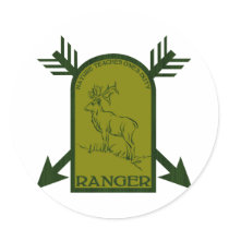 Ranger Round Stickers