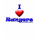 rangers love ladies strap top t-shirts