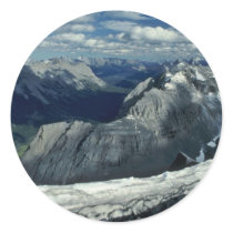 Ranges From A Height Round Stickers