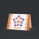 Rangoli lamp - Card