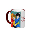 "Rank Has It's Privileges" Red Trim Mug