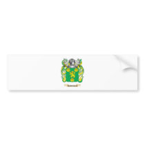 Rannald Coat of Arms (Family Crest) Bumper Sticker
