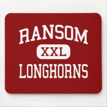 Ransom - Longhorns - High School - Ransom Kansas mousepads