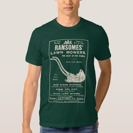 ransomes-lawn-mower-t-shirt-zazzle