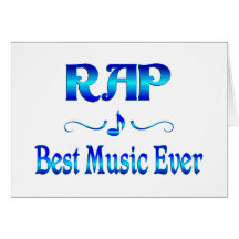 Rap Best Music Card