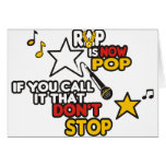 RAP IS NOW POP T SHIRT CARD