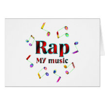 Rap Music Card
