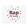 Rap Music Postcard