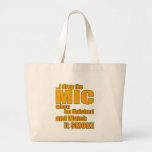Rap music t shirt canvas bags