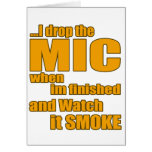 Rap music t shirt cards