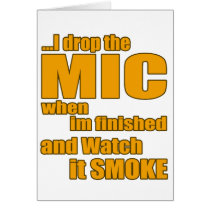 Rap music t shirt cards