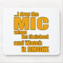 Rap music t shirt mousepads