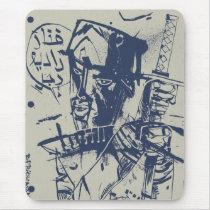 Rap Radio Man Mousepad by 40ozcomics Rap Radio Man Mousepad