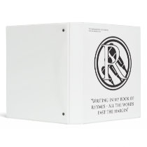 Rap Rebirth, Book of Rhymes, White Vinyl Binder