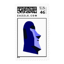 Rapa-Nui Moai - Easter Island Stamps