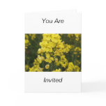 Rapeseed Invitation Greeting Cards