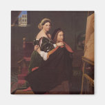 Raphael and the Fornarina fine art Fridge Magnets