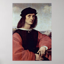 Raphael - Portrait of Angelo Doni Posters