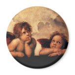 Raphael Sanzio - Angels (Detail) Refrigerator Magnet